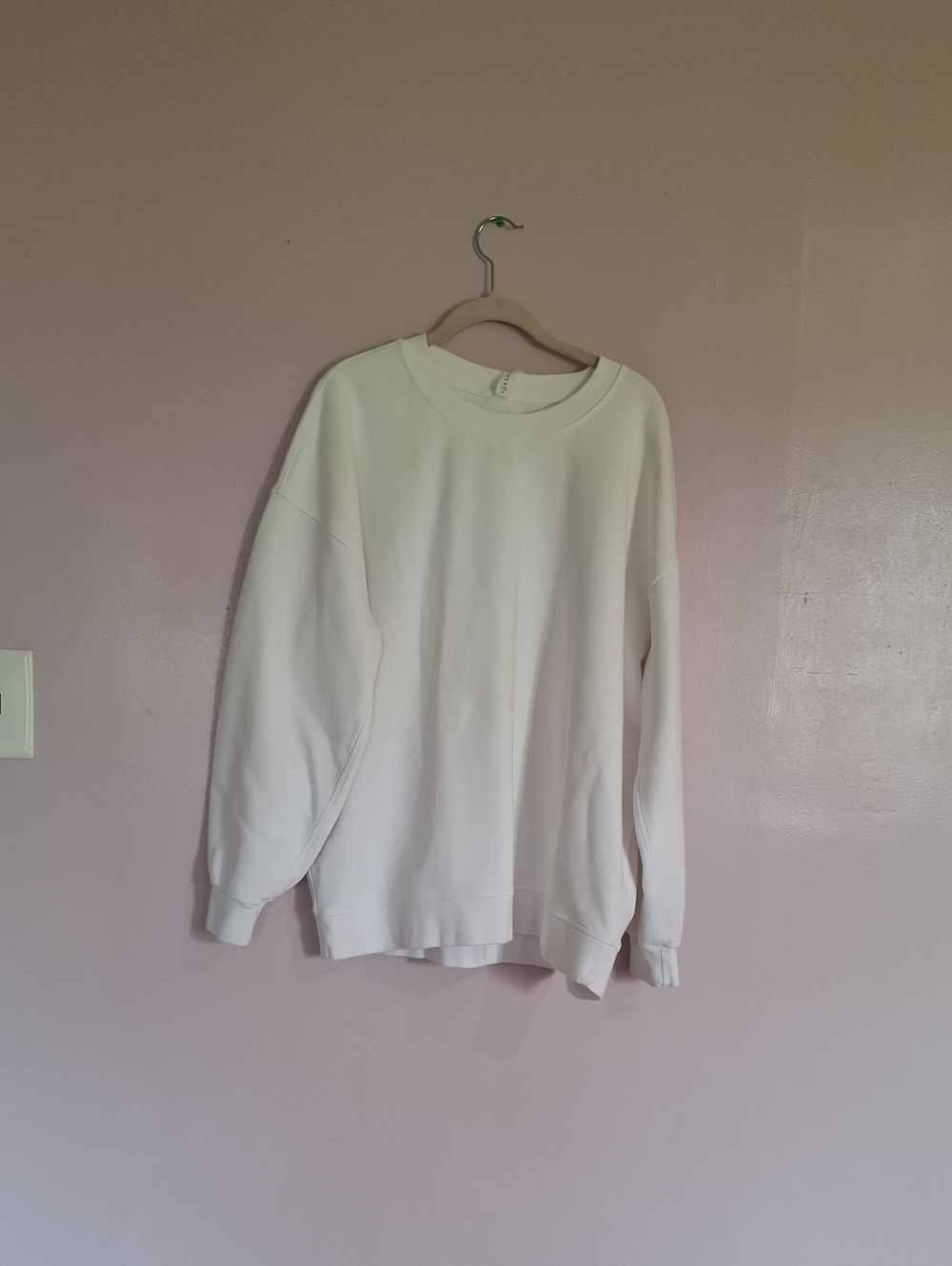 Lululemon Perfectly Oversized Crew Sweatshirt White Size 10